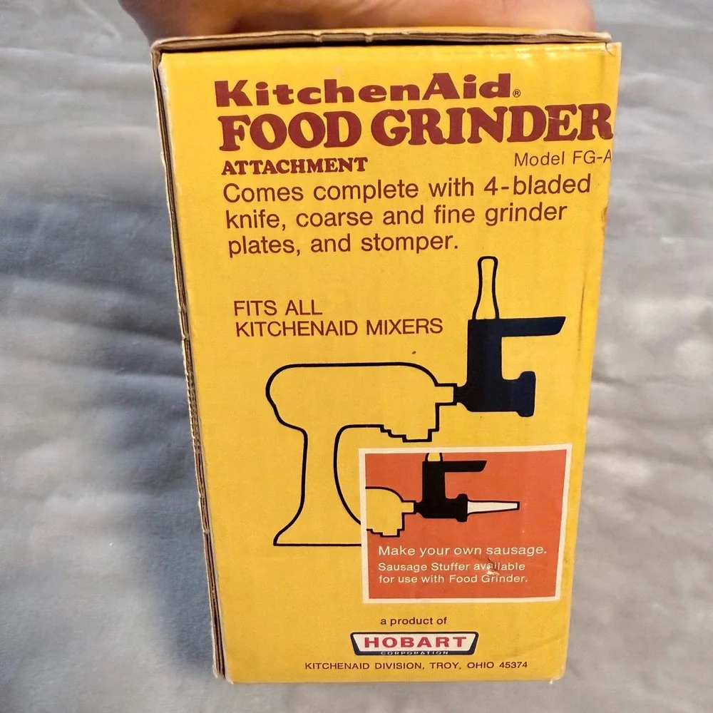 Vintage KitchenAid Hobart FG-A Food Grinder Attachment Boxed Parts/Repair